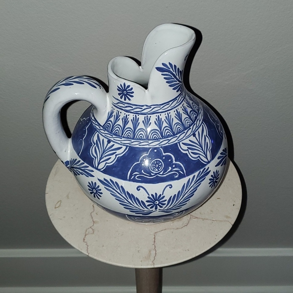 Art Pottery Pitcher (Signed)